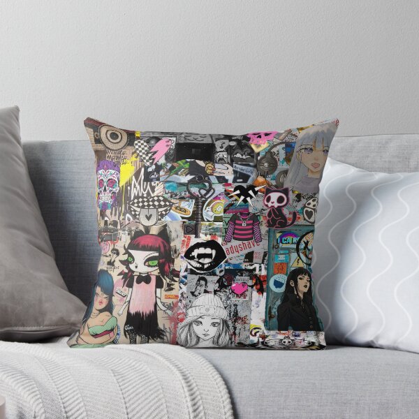 Item preview, Mall Goth Urban Streetwear Stickerbomb Collage designed and sold by Side By Side Studio.