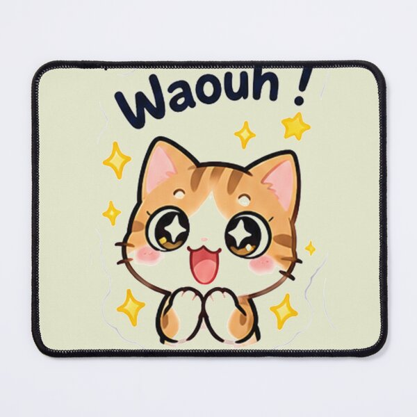 Item preview, Wow! Cat sticker designed and sold by MrBoutik.