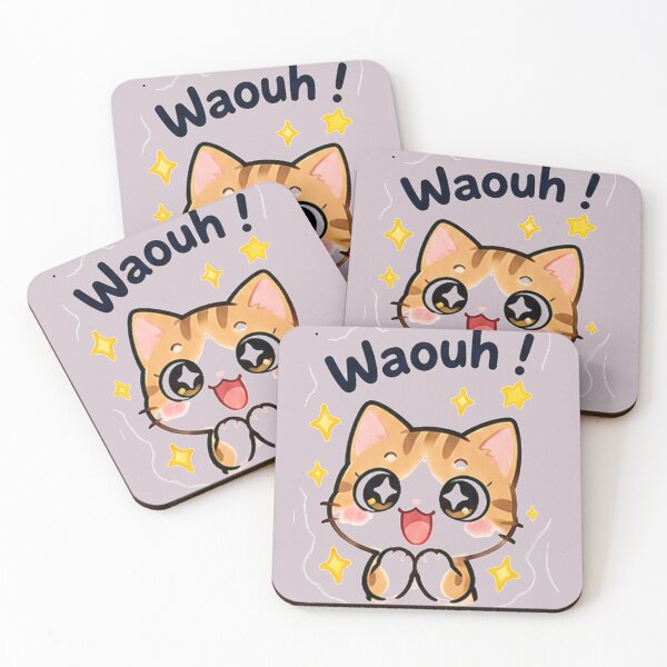 Item preview, Wow! Cat sticker designed and sold by MrBoutik.