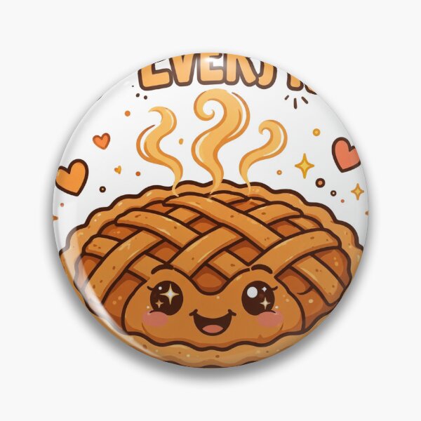 Item preview, Pie Over Everything Funny Thanksgiving Dessert Sticker designed and sold by CalderVeritas.