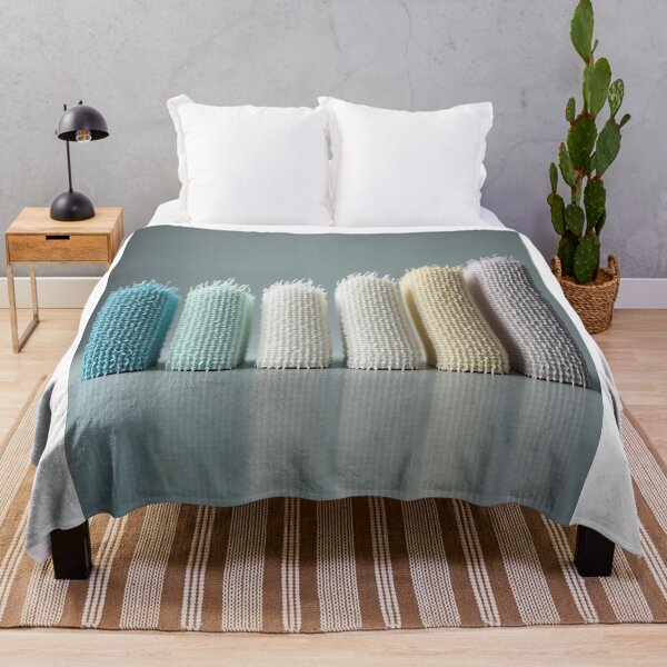 Item preview, Pastel Soft Fabric Cylinders Minimalist Art designed and sold by profustock.