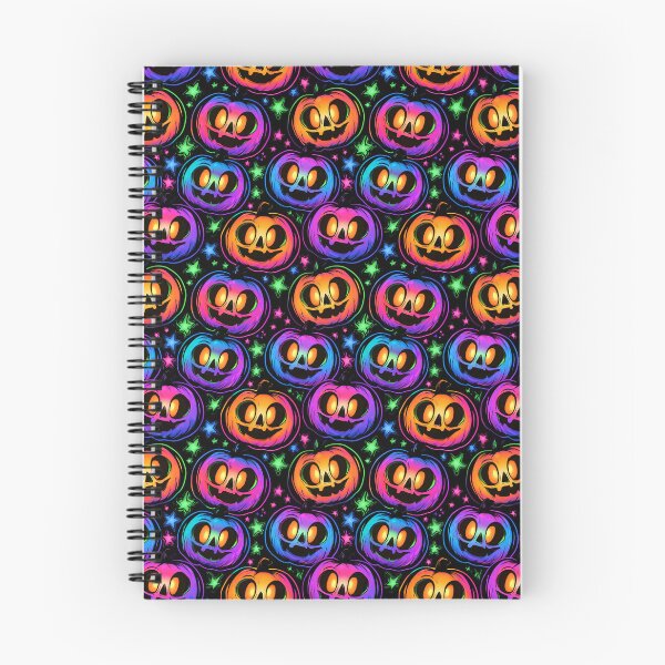Item preview, Neon Halloween Pumpkin Pattern designed and sold by Derek Gillette.