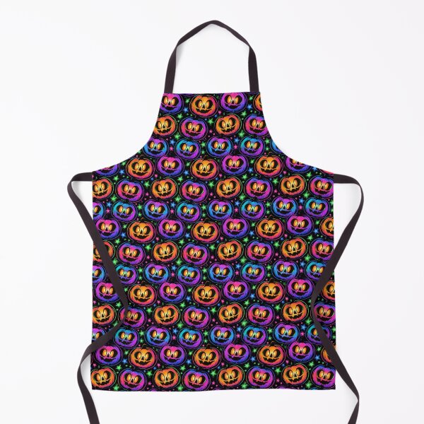Item preview, Neon Halloween Pumpkin Pattern designed and sold by Derek Gillette.