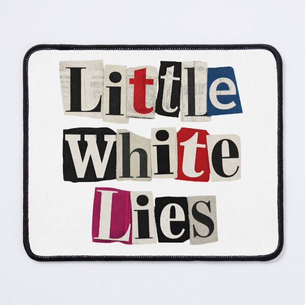 Item preview, Little White Lies – Collage Typography Sticker designed and sold by tviyluv.