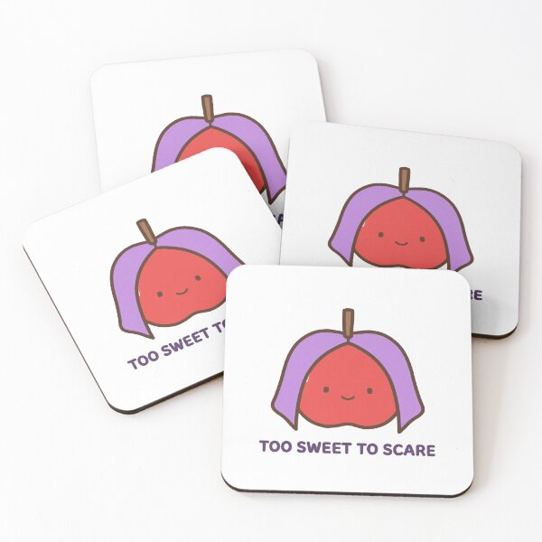 Item preview, Cute Chibi Vampire Candy Apple Too Sweet To Scare Halloween Sticker designed and sold by xiaoxiaochibi.