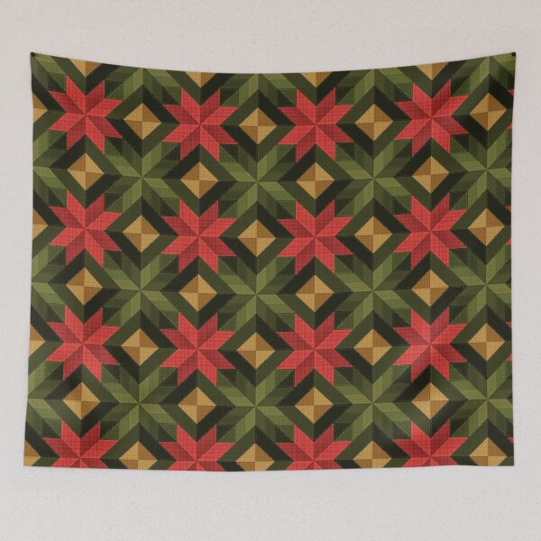 Item preview, Christmas Tartan Patchwork pattern. Festive plaid pattern. designed and sold by iclipart.