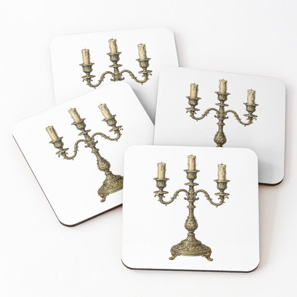 Item preview, Vintage Gothic Candelabra Illustration designed and sold by Impossible Archive.