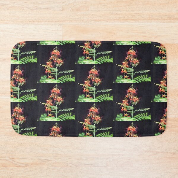 Item preview,  Red and Orange Caesalpinia Blossoms  designed and sold by RichFrancoCars.