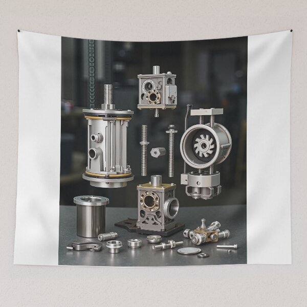 Item preview, Mechanical Steampunk Engine Parts Disassembled Art designed and sold by profustock.