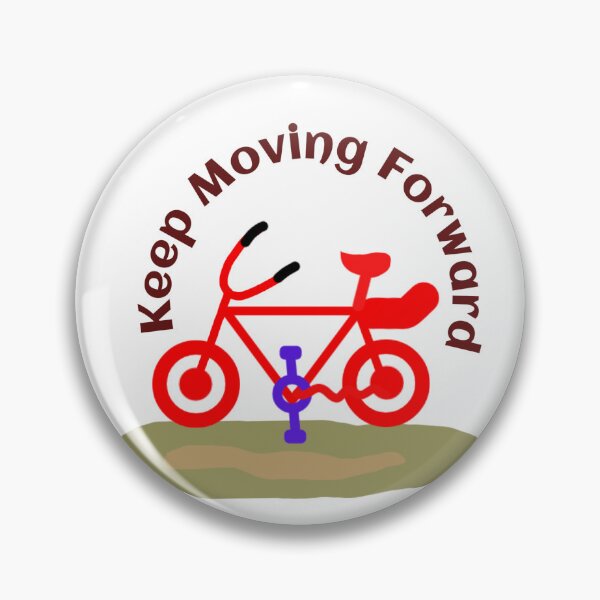 Item preview, Keep Moving Forward Cute Bicycle Art Minimalist Red Bike designed and sold by AWADHESH  CHAURASIA.