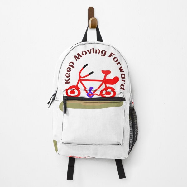 Item preview, Keep Moving Forward Cute Bicycle Art Minimalist Red Bike designed and sold by AWADHESH  CHAURASIA.