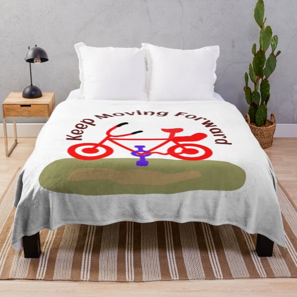 Item preview, Keep Moving Forward Cute Bicycle Art Minimalist Red Bike designed and sold by AWADHESH  CHAURASIA.