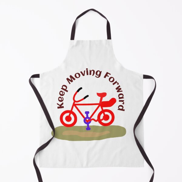 Item preview, Keep Moving Forward Cute Bicycle Art Minimalist Red Bike designed and sold by AWADHESH  CHAURASIA.