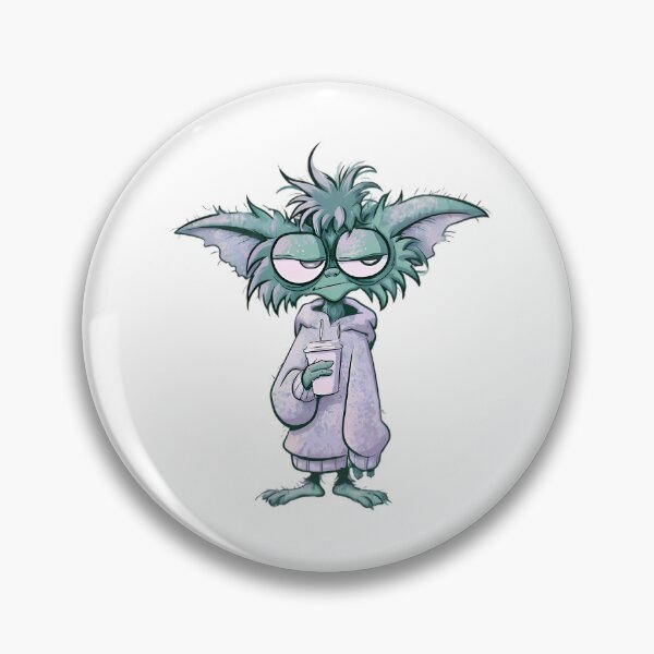 Item preview, Exhausted Cartoon Gremlin  designed and sold by Retro Whimsy.