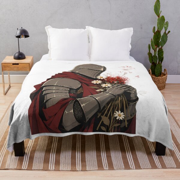 Item preview, Medieval Knight With A Bouquet Of Spider Lilies And Daisies designed and sold by TeamDzShirt.
