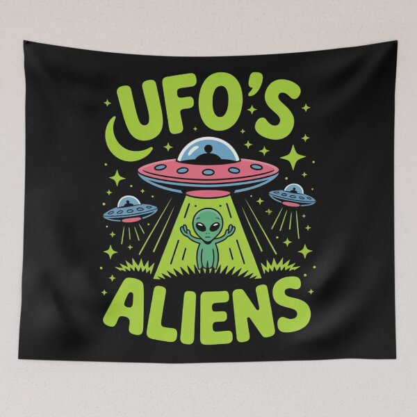 Item preview, UFO's & aliens designed and sold by 123ks.