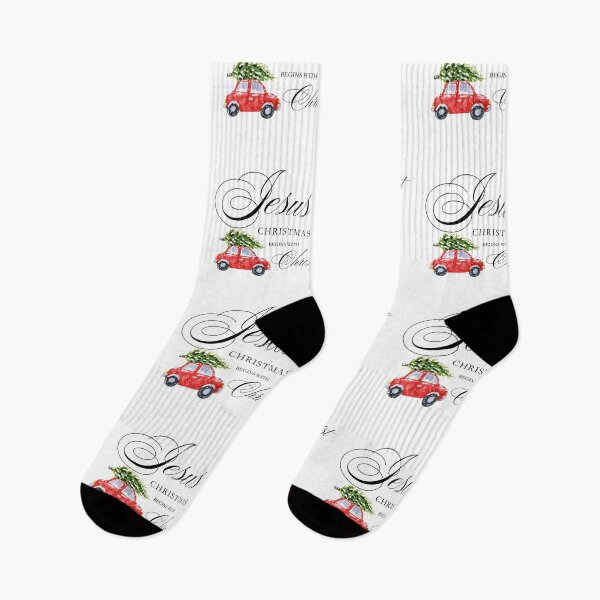 Item preview, Jesus — Christmas Begins with Christ | Christian Christmas Design designed and sold by Our Bible Journey.