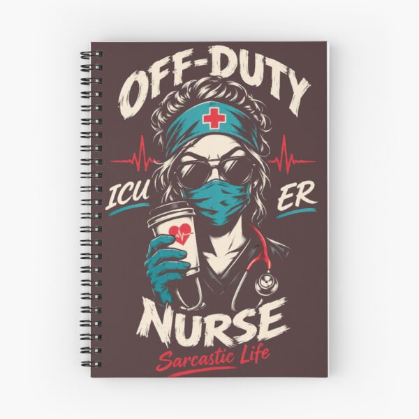 Item preview, Off-Duty ICU ER Nurse Sarcastic Life Night Shift designed and sold by A-to-y.