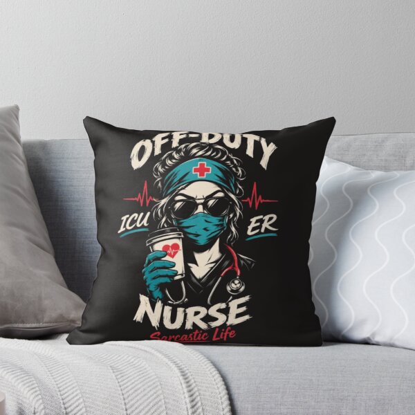 Item preview, Off-Duty ICU ER Nurse Sarcastic Life Night Shift designed and sold by A-to-y.