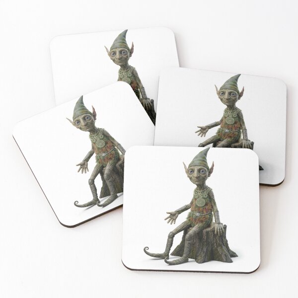 Item preview, Garden Goblin a cute Fey folk friend illustration designed and sold by Vintage Designs +.