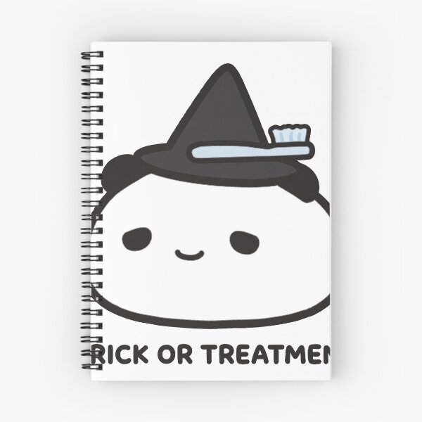 Item preview, Chewy Mandarin Panda Witch Toothbrush Wand Trick Or Treatment Dental Sticker designed and sold by xiaoxiaochibi.