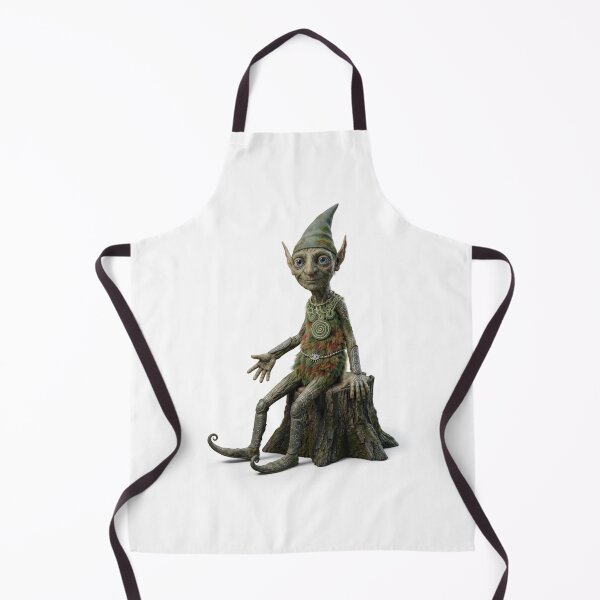 Item preview, Garden Goblin a cute Fey folk friend illustration designed and sold by Vintage Designs +.