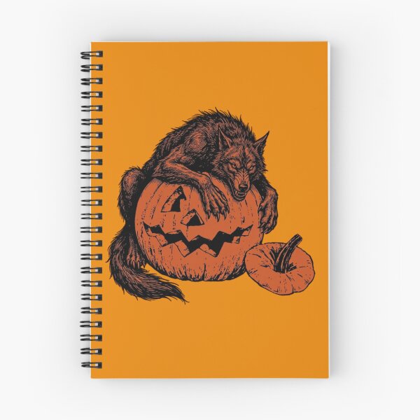 Item preview, werewolf lying on pumpkin designed and sold by 123ks.
