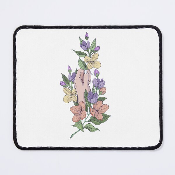 Item preview, Handle Flowers Pastel Floral Hand designed and sold by Skidipap-art.