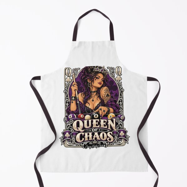 Item preview, Queen of Chaos | Women’s Pool Player Billiards Queen Design designed and sold by Crazyhuskychick.