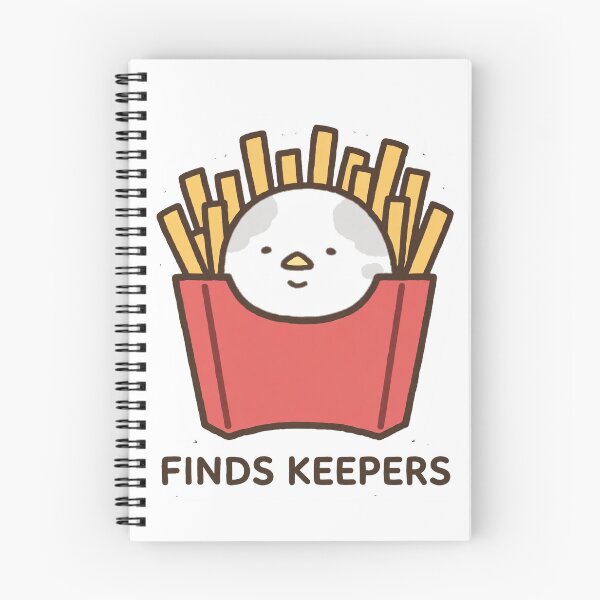 Item preview, Funny Chibi Seagull Stealing French Fries Finds Keepers Beach Sticker designed and sold by xiaoxiaochibi.