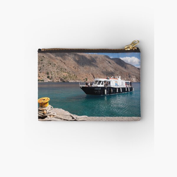 Item preview, Ferry Arriving in Loutro, Crete designed and sold by Kasia Design.