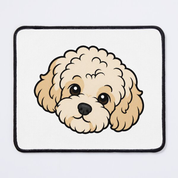 Item preview, Cute Fluffy Maltipoo Dog Face Teddy Bear Puppy Sticker Art designed and sold by wildsilencee.