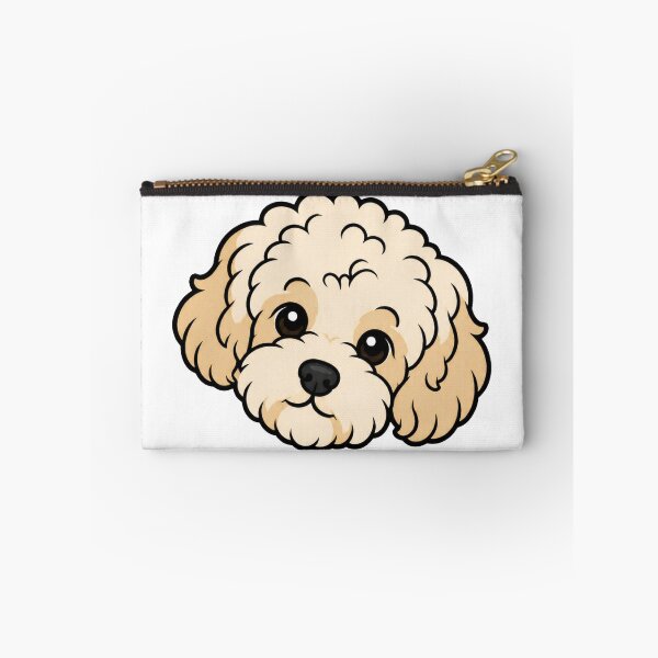Item preview, Cute Fluffy Maltipoo Dog Face Teddy Bear Puppy Sticker Art designed and sold by wildsilencee.