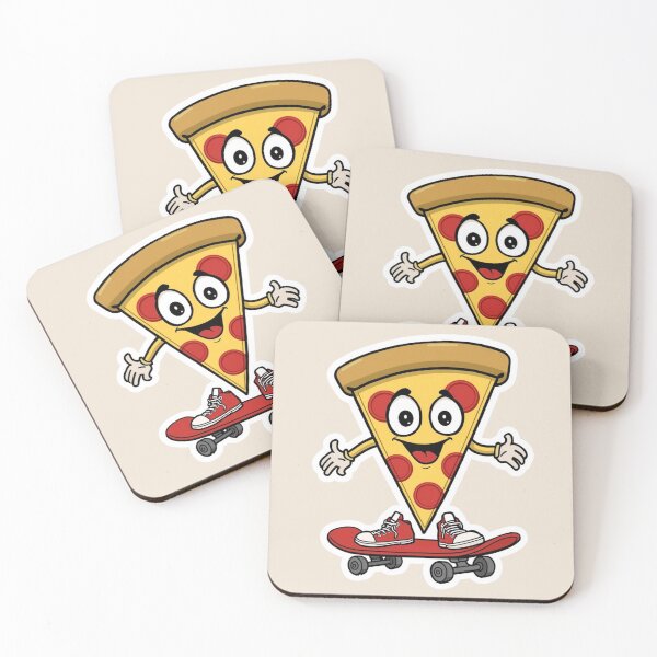 Item preview, Skating Pepperoni Slice designed and sold by Stylestickers55.