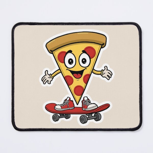 Item preview, Skating Pepperoni Slice designed and sold by Stylestickers55.