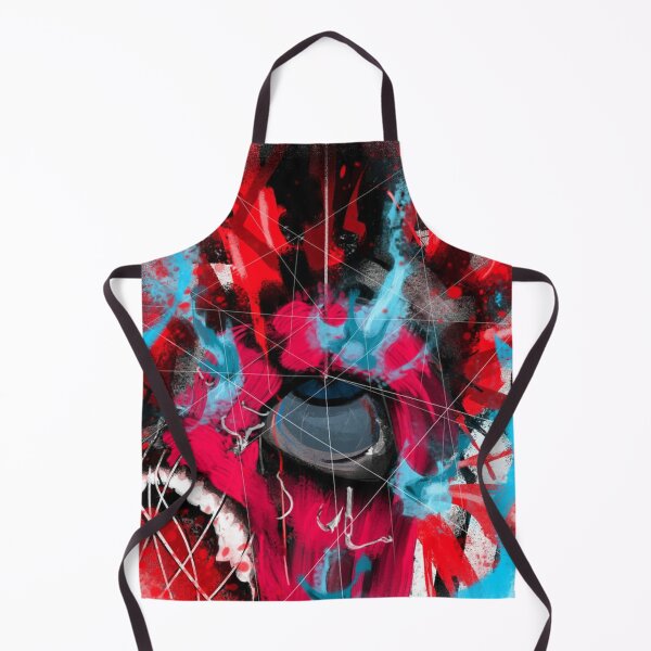 Item preview, Screaming Cyber Face Red Digital Expressionism designed and sold by SherriRowe.