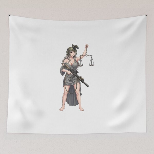 Item preview, Lady Of Justice designed and sold by RAWLIFEGRAPHIC.