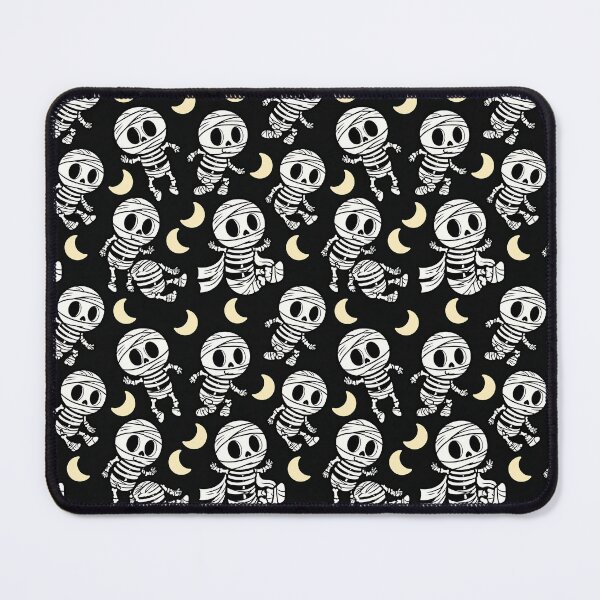 Item preview, Halloween Skeleton Mummy with Moons Pattern designed and sold by Derek Gillette.