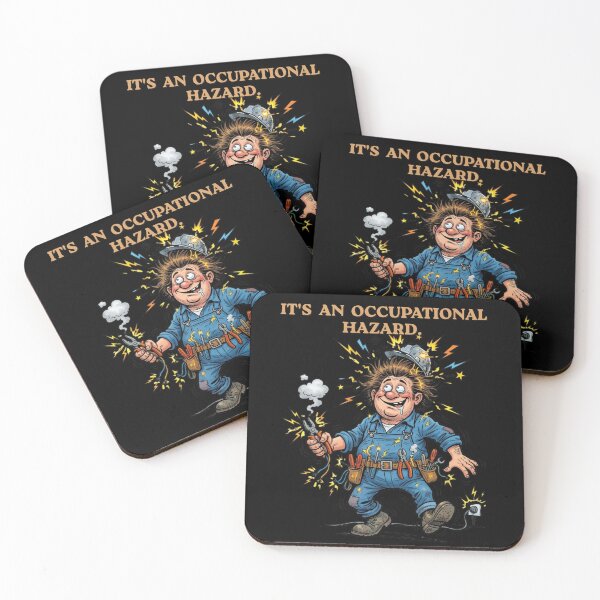 Item preview, Electrician: Shocking Occupational Hazard designed and sold by BikTee.