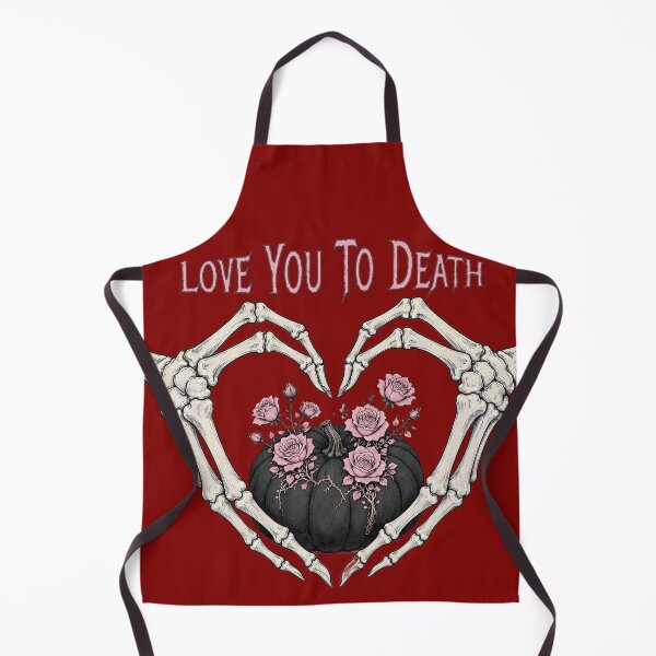 Item preview, Skeleton Hands Heart Pumpkin Pink Roses Pastel Goth Halloween designed and sold by CraftyValley.