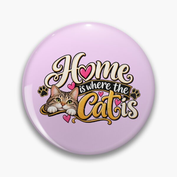 Item preview, Home is Where the Cat Is designed and sold by Elisabeth Lucas.