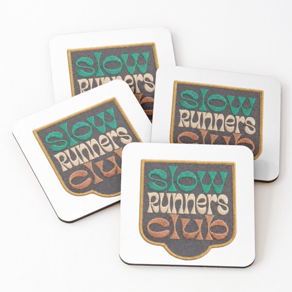 Item preview, Slow Runners Club Retro Vintage Funny Jogging Running Club T-Shirt sticker  designed and sold by Terbotv.
