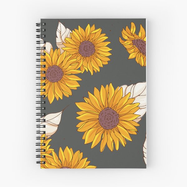 Item preview, Sunflower Floral Pattern Golden Yellow Flowers & Botanical Leaves designed and sold by JRRTs.