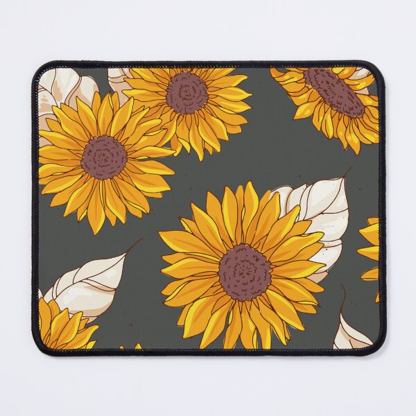Item preview, Sunflower Floral Pattern Golden Yellow Flowers & Botanical Leaves designed and sold by JRRTs.