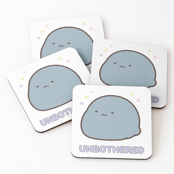 Item preview, Cute Chibi Tardigrade Water Bear Unbothered Chill Sticker designed and sold by xiaoxiaochibi.
