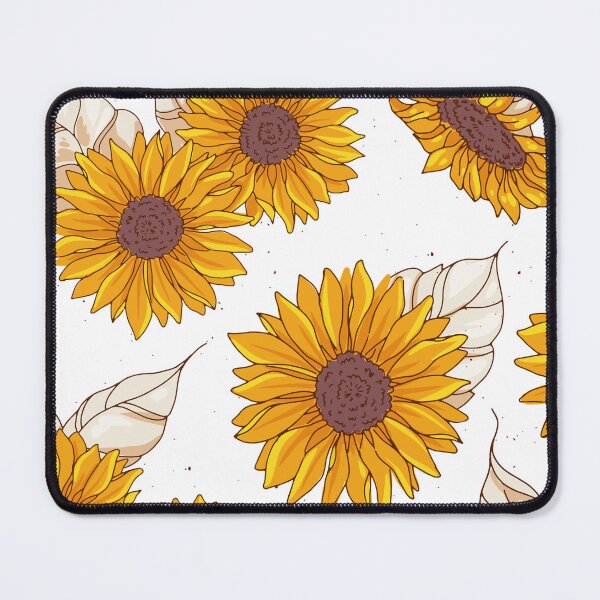Item preview, Sunflower Floral Pattern Golden Yellow Flowers & Botanical Leaves designed and sold by JRRTs.