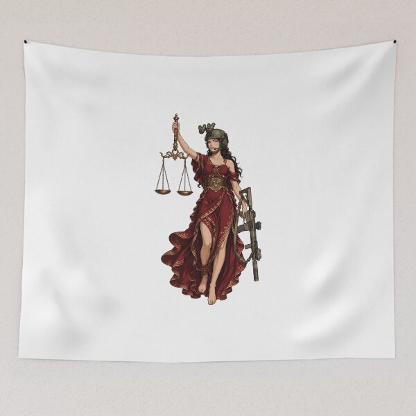 Item preview, Lady Of Justice designed and sold by RAWLIFEGRAPHIC.