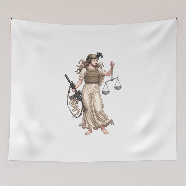 Item preview, Lady Of Justice designed and sold by RAWLIFEGRAPHIC.