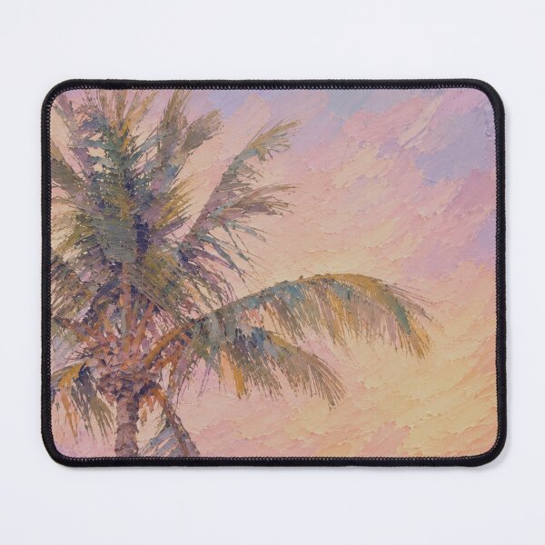 Item preview, Pastel Palm Sunset – Impressionist Tropical Dreamscape designed and sold by Paper&Palette.