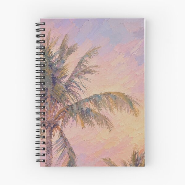 Item preview, Pastel Palm Sunset – Impressionist Tropical Dreamscape designed and sold by Paper&Palette.